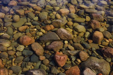 şeffaf su taşları alt doku, soyut su arka plan doğa