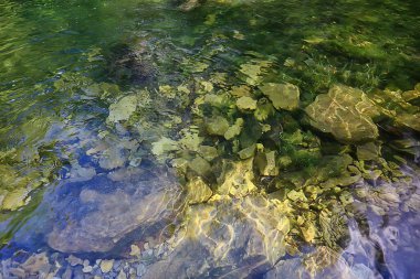 şeffaf su taşları alt doku, soyut su arka plan doğa