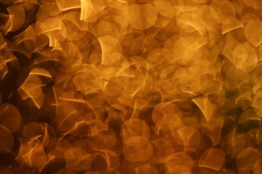 Altın bokeh bulanık çember arka plan, soyut bulanık tasarım deseni