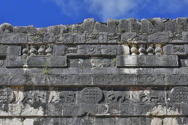 Meksika Piramitleri Maya antik şehri, Kolombiya öncesi manzara, Chicago Maya