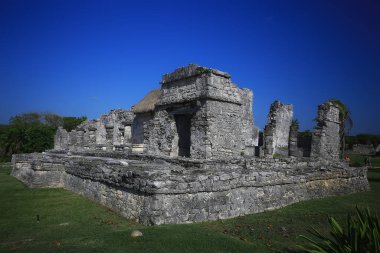 Meksika Piramitleri Maya antik şehri, Kolombiya öncesi manzara, Chicago Maya