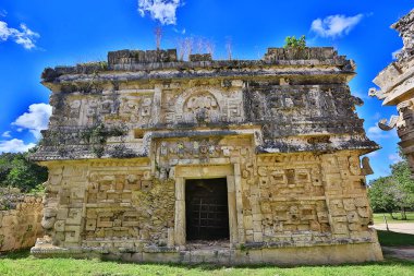 Meksika Piramitleri Maya antik şehri, Kolombiya öncesi manzara, Chicago Maya