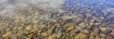 şeffaf su taşları alt doku, soyut su arka plan doğa