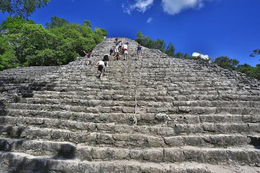 Playa del carmen anıtı Meksika kültür Maya takvimi