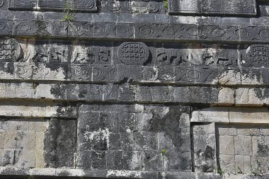 Meksika Piramitleri Maya antik şehri, Kolombiya öncesi manzara, Chicago Maya