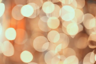 Altın bokeh bulanık çember arka plan, soyut bulanık tasarım deseni