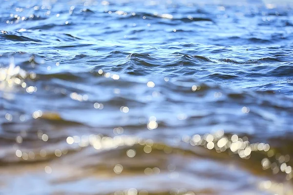 Abstrakter Hintergrund Textur Meerblaues Wasser Wellen Und Wellen Auf Dem — Stockfoto