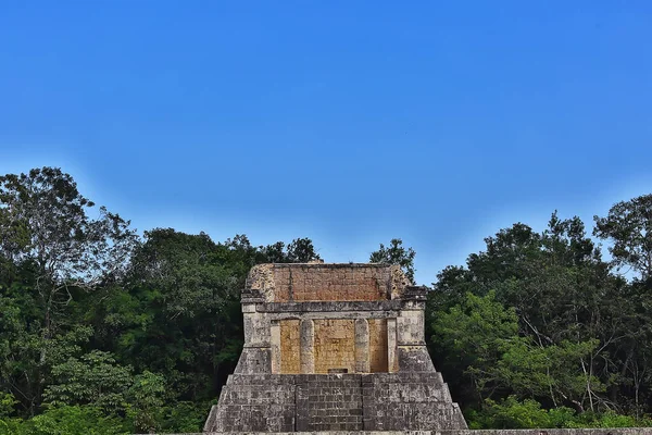 Mexico Pyramids Mayan Ancient City Landscape Pre Columbian America Chicenica — Stock Photo, Image