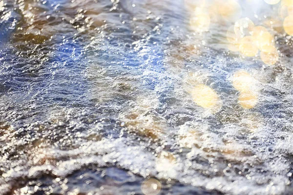 Verão Sol Mar Textura Brilho Água Abstrato Oceano Aqua Fundo — Fotografia de Stock