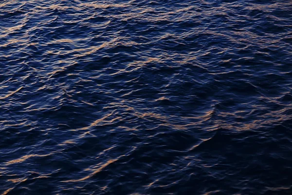 Mar Oscuro Ondas Fondo Aqua Olas Textura Marino Abstracto Viento — Foto de Stock
