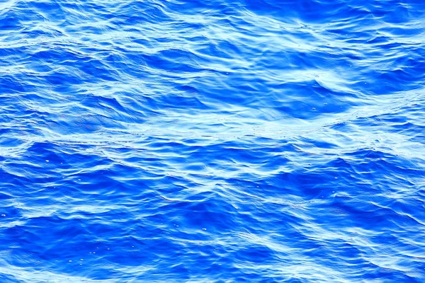 Fond Abstrait Texture Mer Eau Bleue Vagues Ondulations Sur Océan — Photo