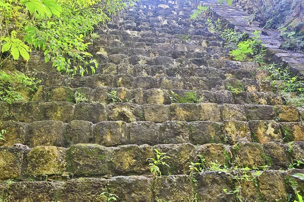 Parede Tijolos Maya Cidade Antiga Fundo Abstrato Pedras Velhas Arqueologia — Fotografia de Stock