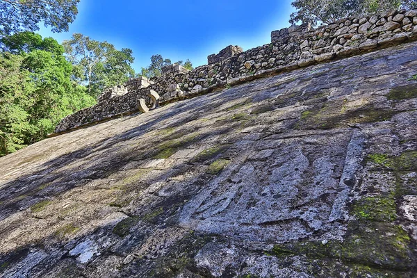Meksika Piramitleri Maya antik şehri, Kolombiya öncesi manzara, Chicago Maya