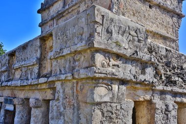 Meksika Piramitleri Maya antik şehri, Kolombiya öncesi manzara, Chicago Maya