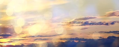 Yaz günbatımı gölü, doğa, güzel gökyüzü