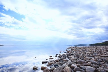 Taşlar göl manzarası manzarası