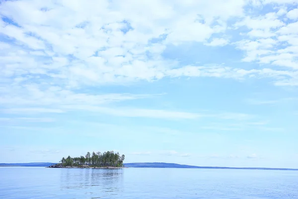 Finland Pohled Jezero Letní Vodní Odraz Skandinávie — Stock fotografie