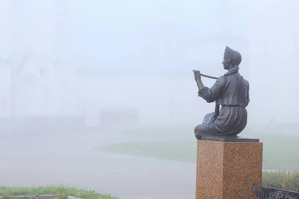 Vologda Rusland Aug Monument Voor Konstantin Batjoesjkov Met Paard Historisch — Stockfoto