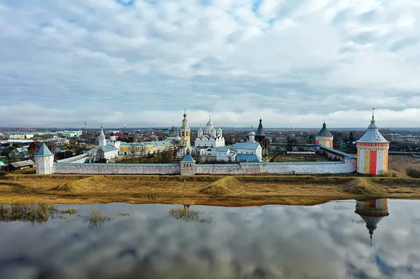 Priluki Manastırı Vologda Hıristiyanlık Tarihi Mimari Manzarası — Stok fotoğraf