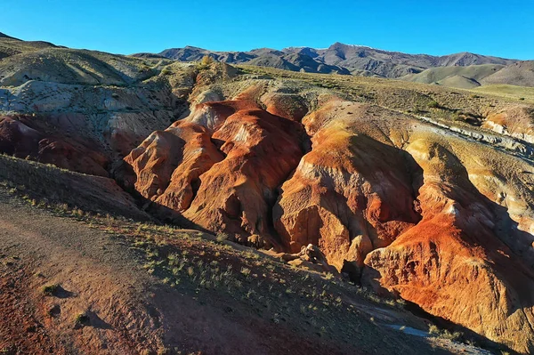 Altai Montagne Vista Panoramica Dal Drone Collina Vista Natura Del — Foto Stock