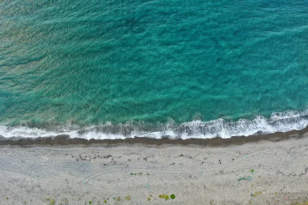 Вид Морський Серфінг Безпілотник Краєвид Пляж Подорожі Сині Хвилі Води — стокове фото