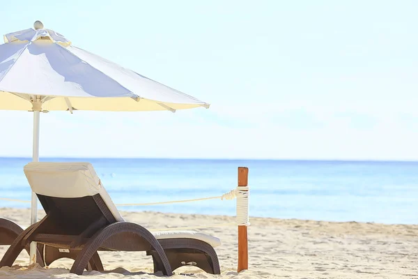 墨西哥卡里贝海滩酒店的日光浴者渡假 — 图库照片