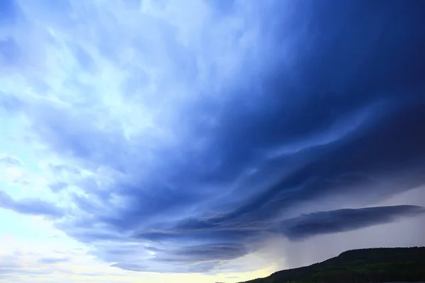 Céu Azul Nuvens Abstrato Fundo Branco Natureza Topo — Fotografia de Stock