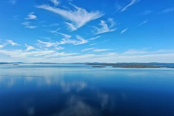 Las Jezioro Widok Góry Krajobraz Natura Widok Las Tło — Zdjęcie stockowe