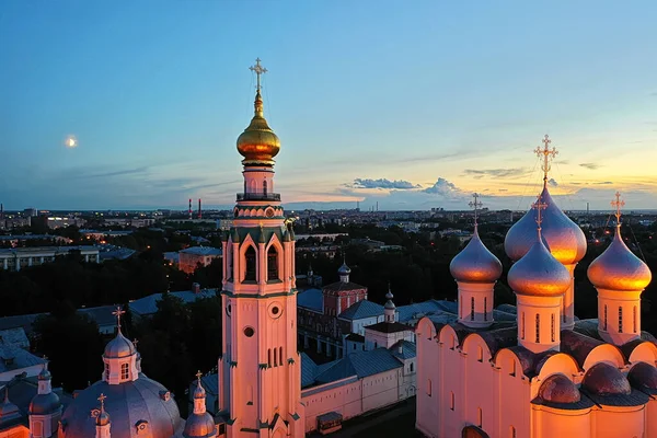 Vologda Kremlin 파노라마 에서의 러시아 대성당 — 스톡 사진