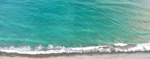 Вид Морський Серфінг Безпілотник Краєвид Пляж Подорожі Сині Хвилі Води — стокове фото