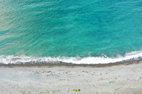 Вид Морський Серфінг Безпілотник Краєвид Пляж Подорожі Сині Хвилі Води — стокове фото