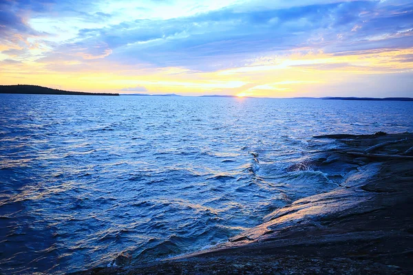 Finland Uitzicht Het Meer Zomer Waterreflectie Scandinavië — Stockfoto