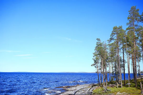 Finlandiya Göl Manzarası Yaz Yansıması Skandinavya — Stok fotoğraf