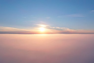 gündoğumu gökyüzü suluboya renkleri, güzel soyut doğa duvar kağıdı