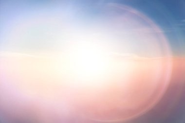 gündoğumu gökyüzü suluboya renkleri, güzel soyut doğa duvar kağıdı