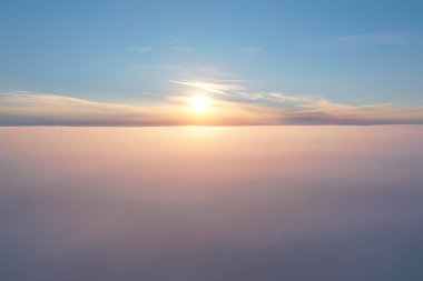 gündoğumu gökyüzü suluboya renkleri, güzel soyut doğa duvar kağıdı