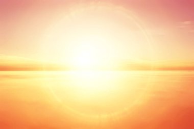 Gün batımı gökyüzü gradyanı soyut güneş ışığı arkaplanı