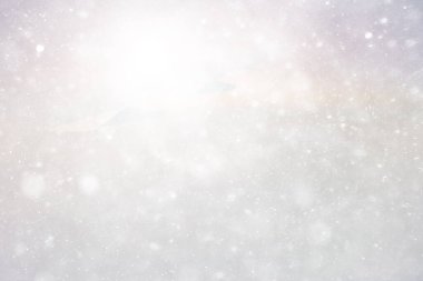 Soyut kar arkaplanı kar tanelerinin gradyanı