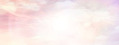 gündoğumu gökyüzü suluboya renkleri, güzel soyut doğa duvar kağıdı