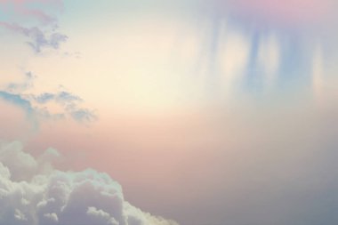 gündoğumu gökyüzü suluboya renkleri, güzel soyut doğa duvar kağıdı