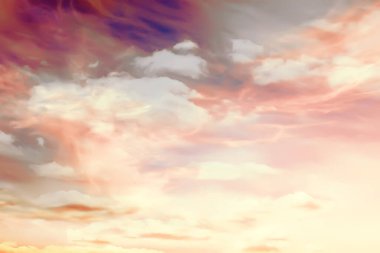 gündoğumu gökyüzü suluboya renkleri, güzel soyut doğa duvar kağıdı