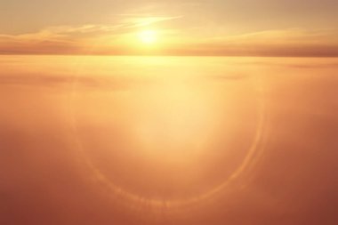 Gün batımı gökyüzü gradyanı soyut güneş ışığı arkaplanı