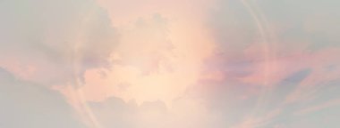 gündoğumu gökyüzü suluboya renkleri, güzel soyut doğa duvar kağıdı