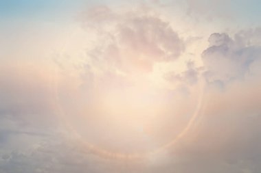 gündoğumu gökyüzü suluboya renkleri, güzel soyut doğa duvar kağıdı