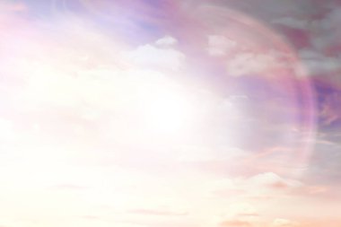 gündoğumu gökyüzü suluboya renkleri, güzel soyut doğa duvar kağıdı