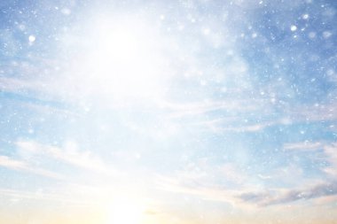 Soyut kar arkaplanı kar tanelerinin gradyanı