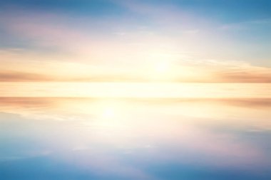 gündoğumu gökyüzü suluboya renkleri, güzel soyut doğa duvar kağıdı