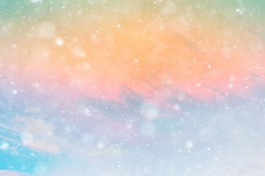 Soyut kar arkaplanı kar tanelerinin gradyanı