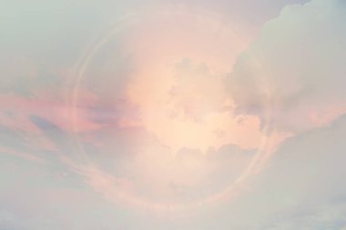 gündoğumu gökyüzü suluboya renkleri, güzel soyut doğa duvar kağıdı