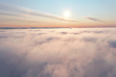 gündoğumu gökyüzü suluboya renkleri, güzel soyut doğa duvar kağıdı